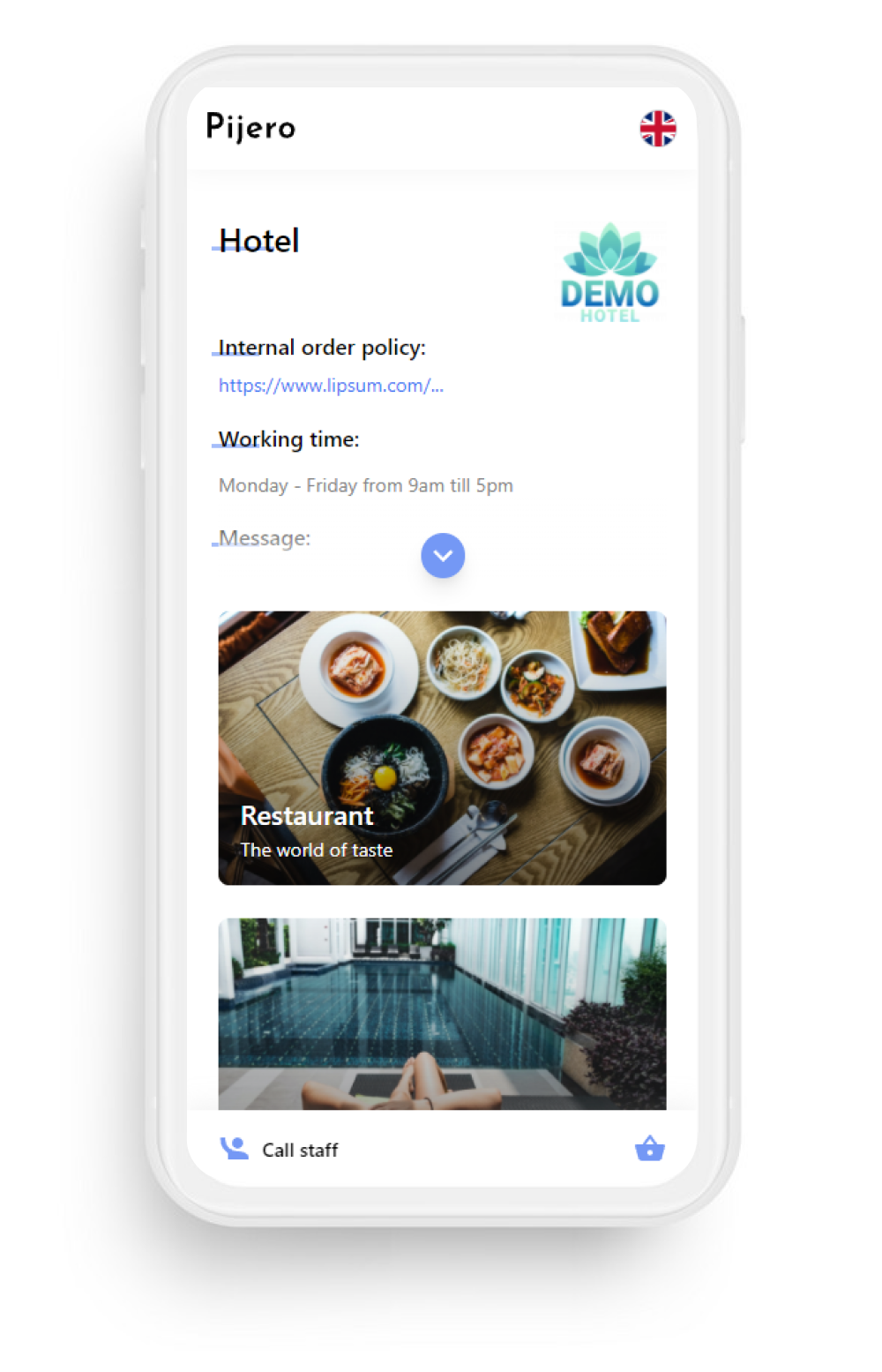 client multiple services page